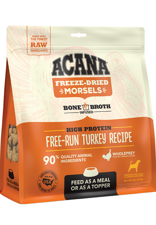 Freeze-Dried Food, Free-Run Turkey Recipe, Morsels